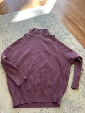 Bluivy Women's Mock Neck Sweater - Dusty Plum